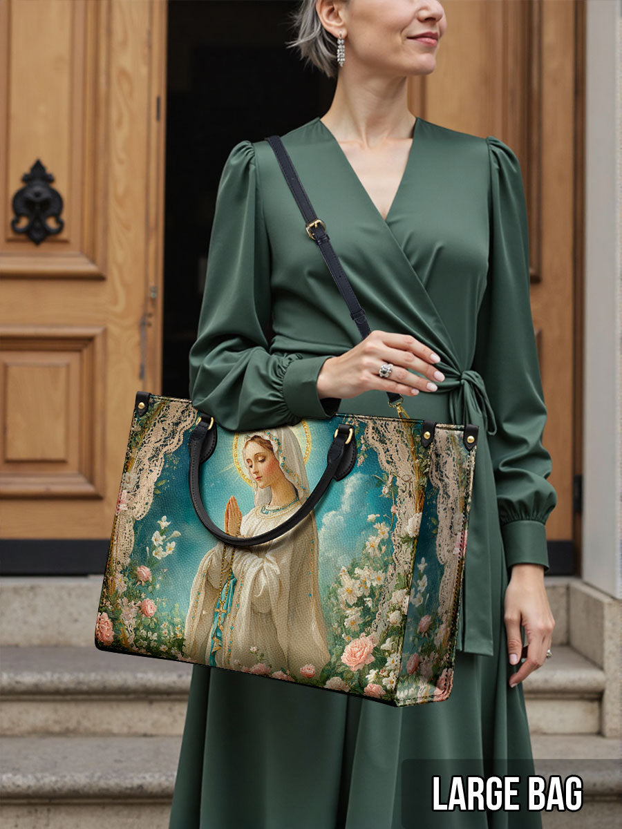 Lumamom  Lady Of Lourdes Leather Bag