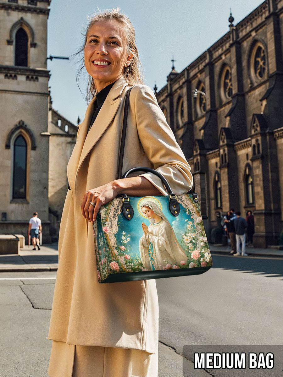 Lumamom  Lady Of Lourdes Leather Bag