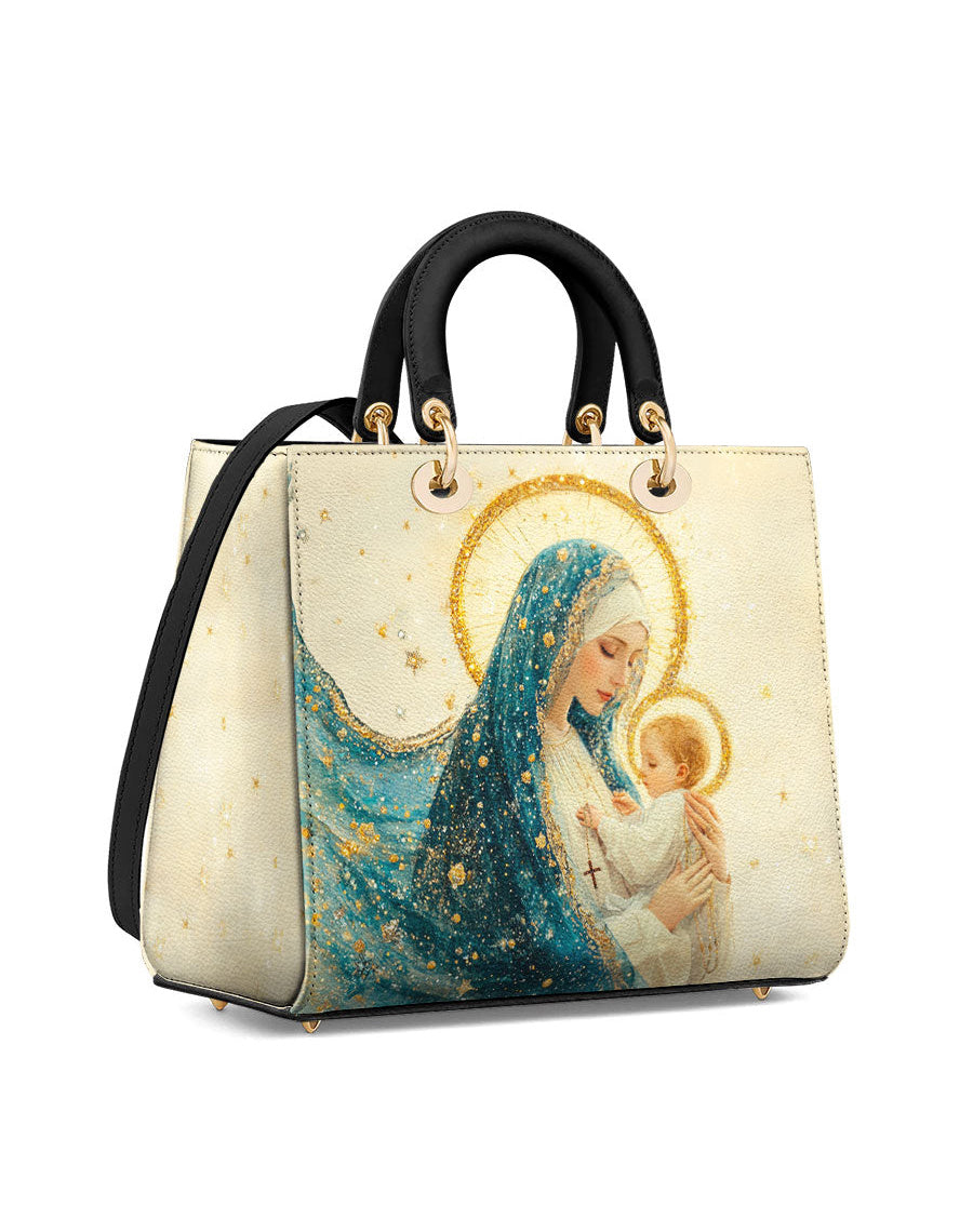 Divine Mother’s Embrace Lady Leather Bag