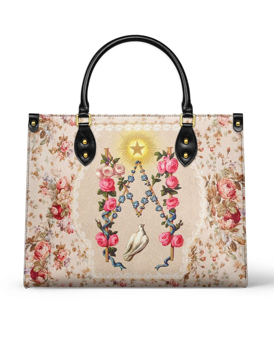 Roses of the Rosary Leather Bag