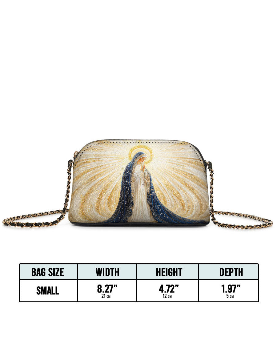 Our Lady’s Eternal Glow Leather Crossbody Bag