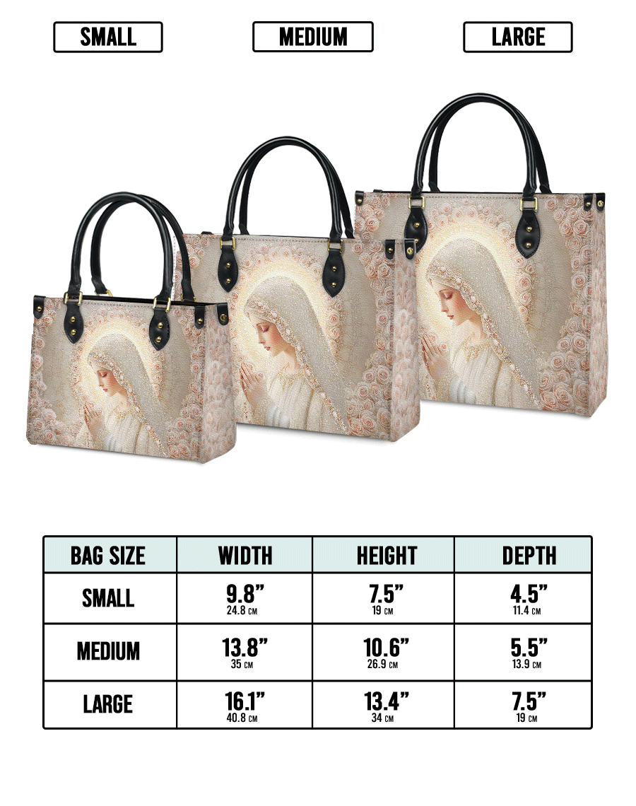 Rose Halo Devotion Leather Bag
