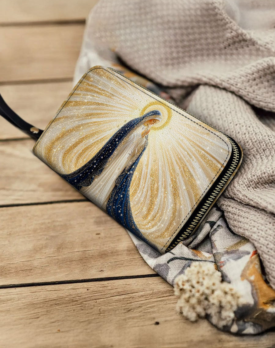 Our Lady’s Eternal Glow Leather Wallet Purse