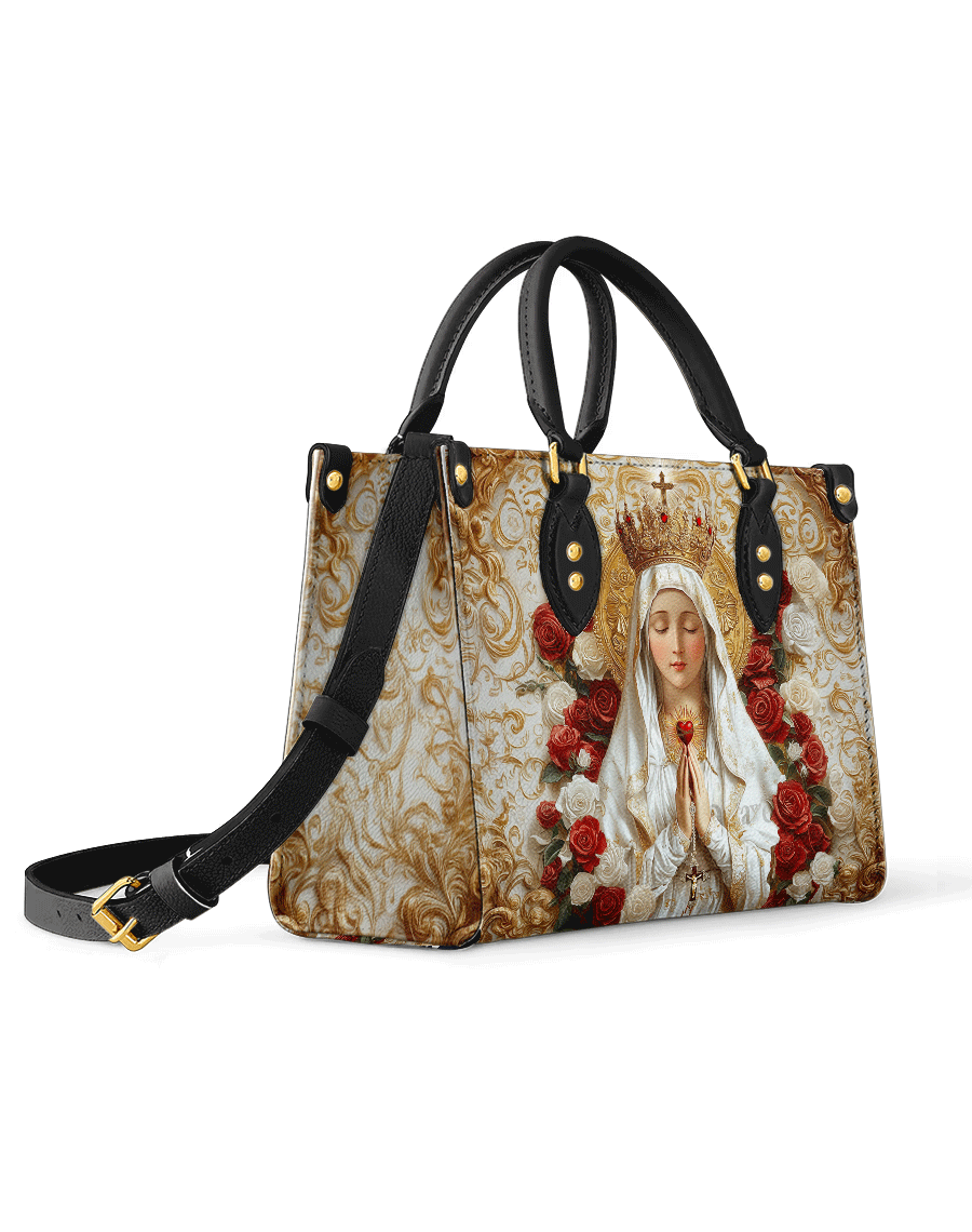 Lady of Fatima Elegance Leather Bag
