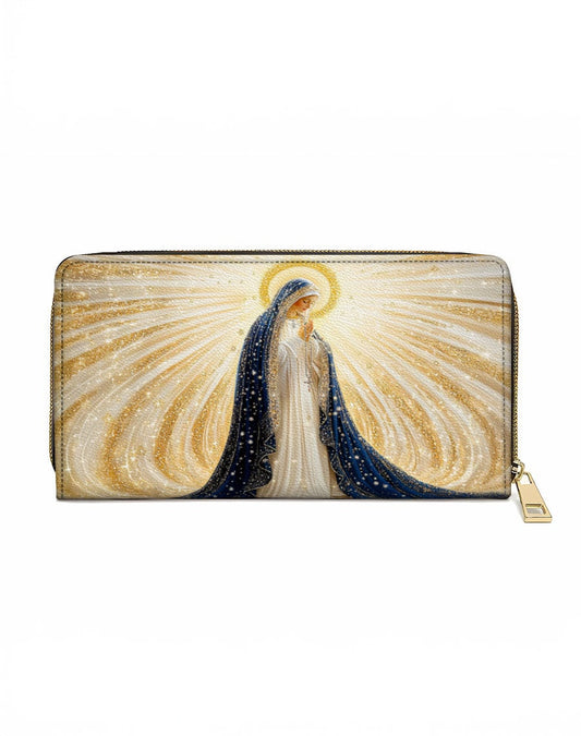 Our Lady’s Eternal Glow Leather Wallet Purse