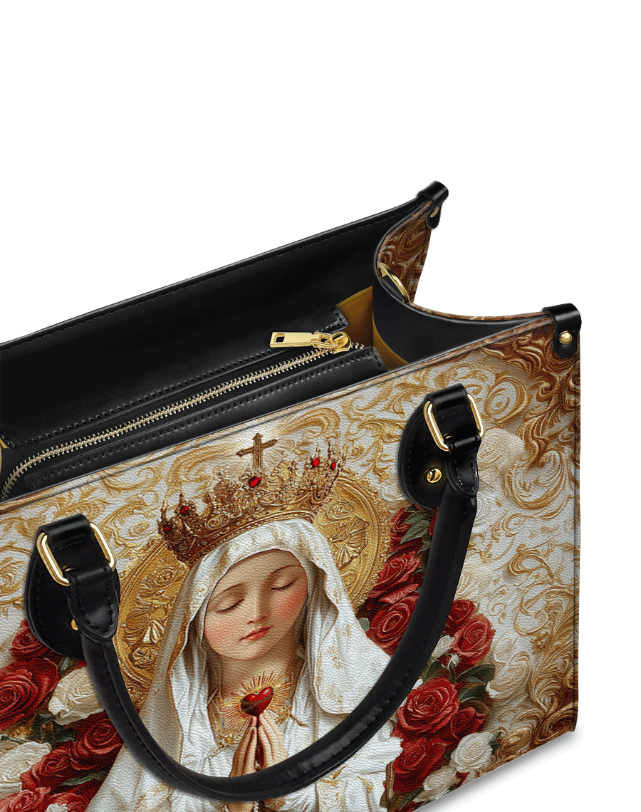 Lady of Fatima Elegance Leather Bag