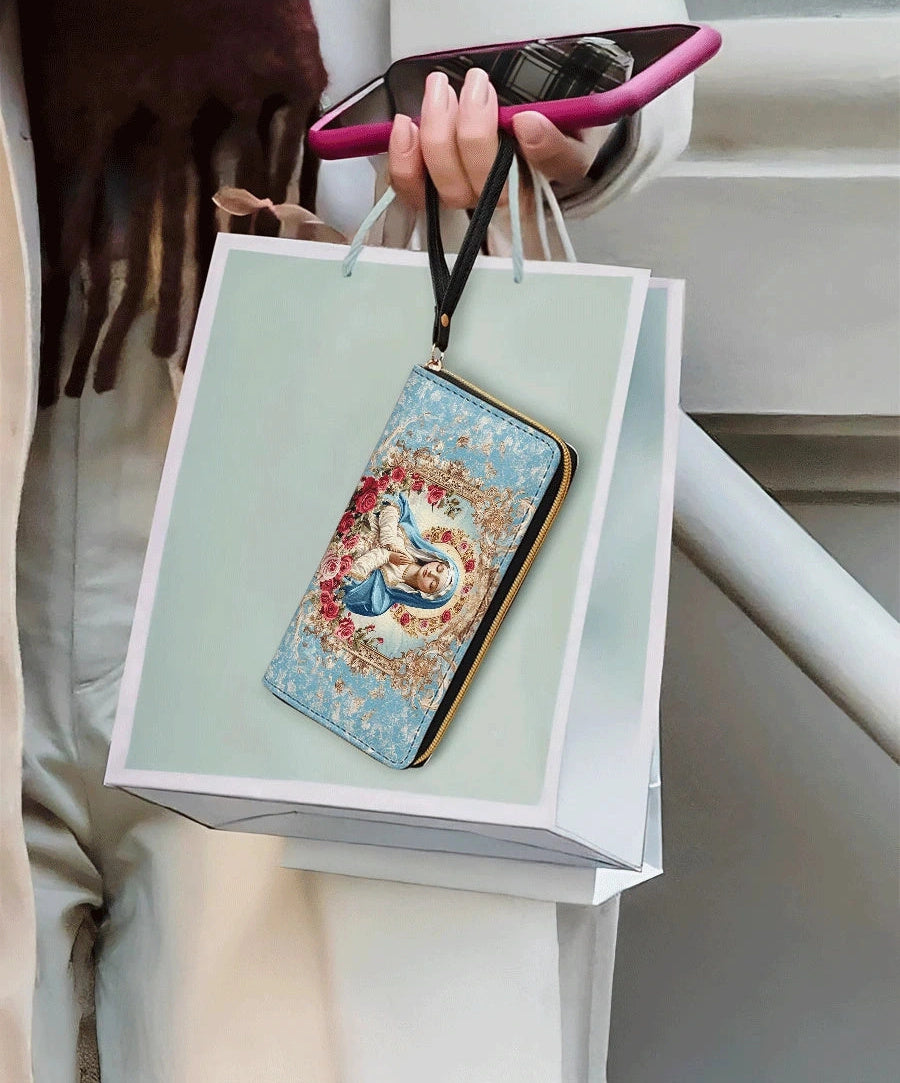 Our Lady of Grace - Leather Wallet Purse
