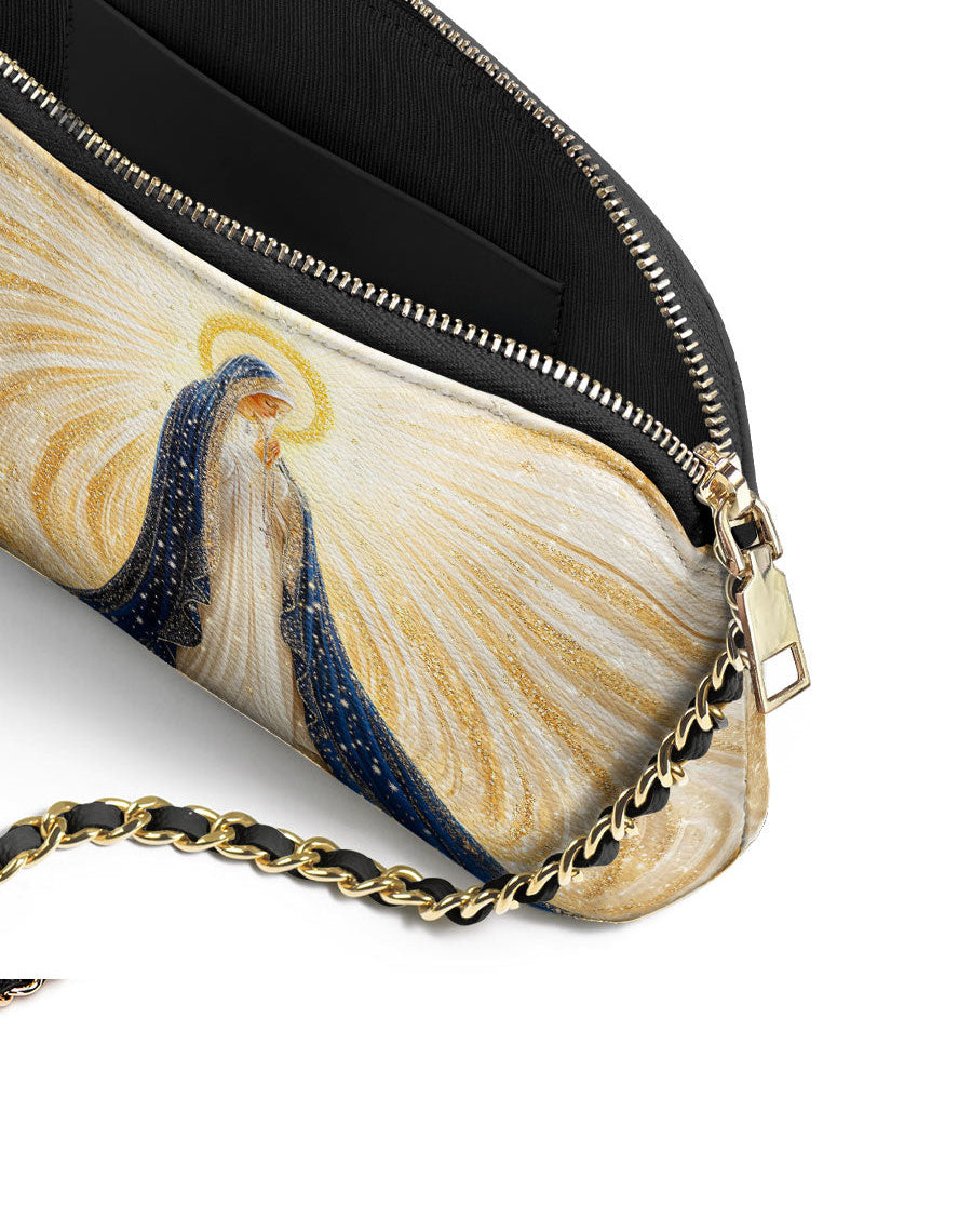 Our Lady’s Eternal Glow Leather Crossbody Bag