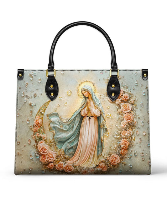 The Crescent of Serenity Leather Bag