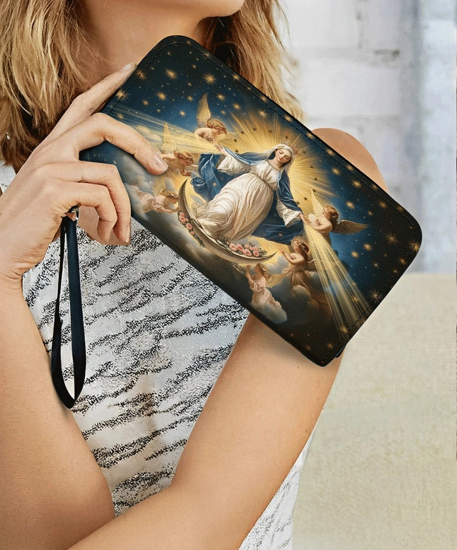 The Queen of Heaven - Leather Wallet Purse