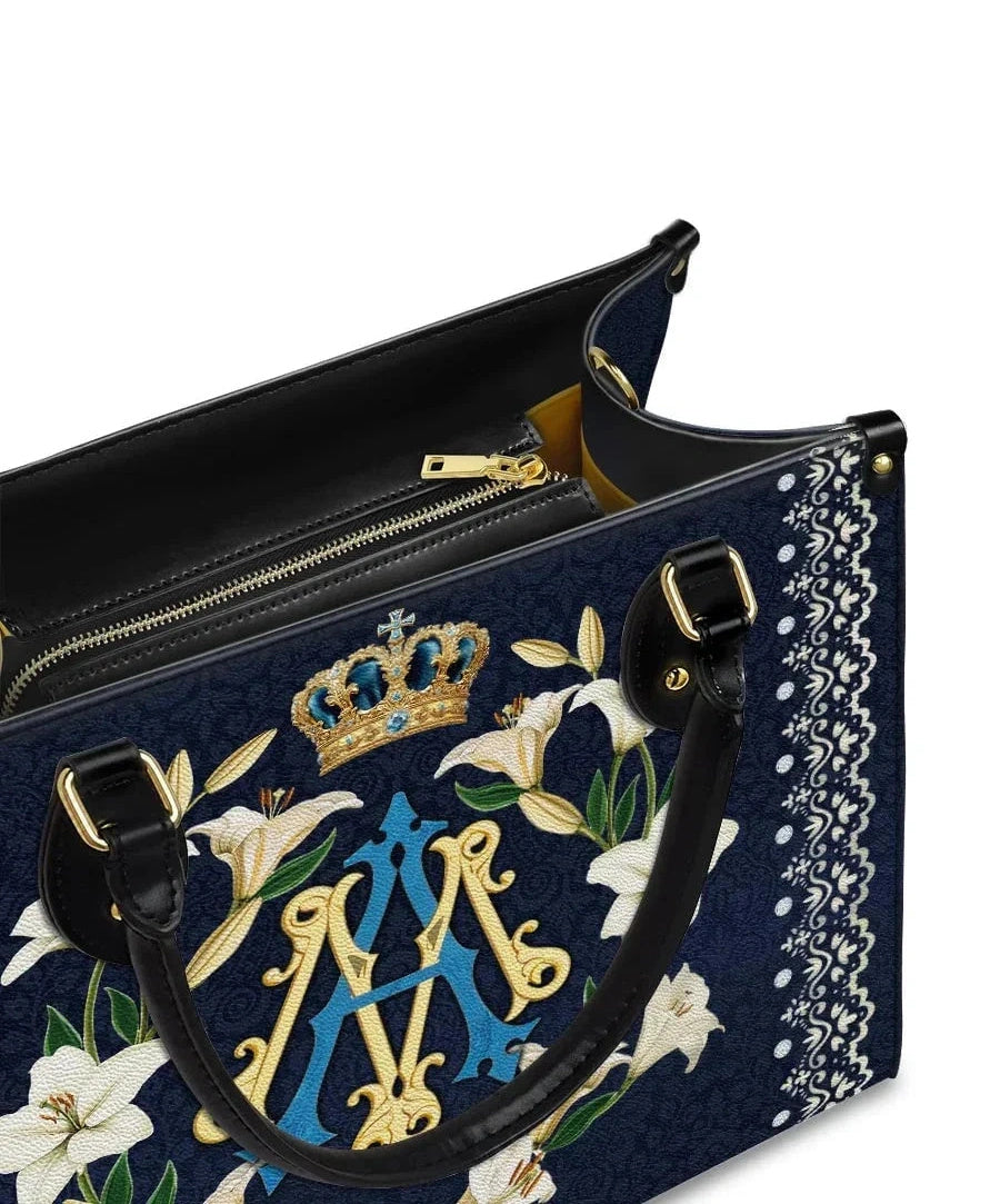 Crown Of Grace Leather Bag