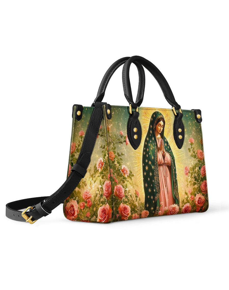 Roses of Guadalupe Leather Bag