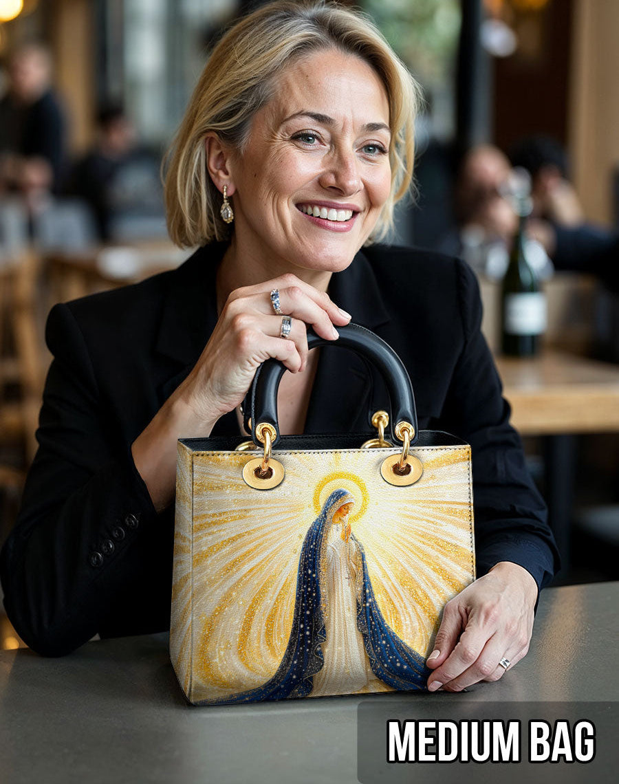Our Lady’s Eternal Glow Lady Leather Bag