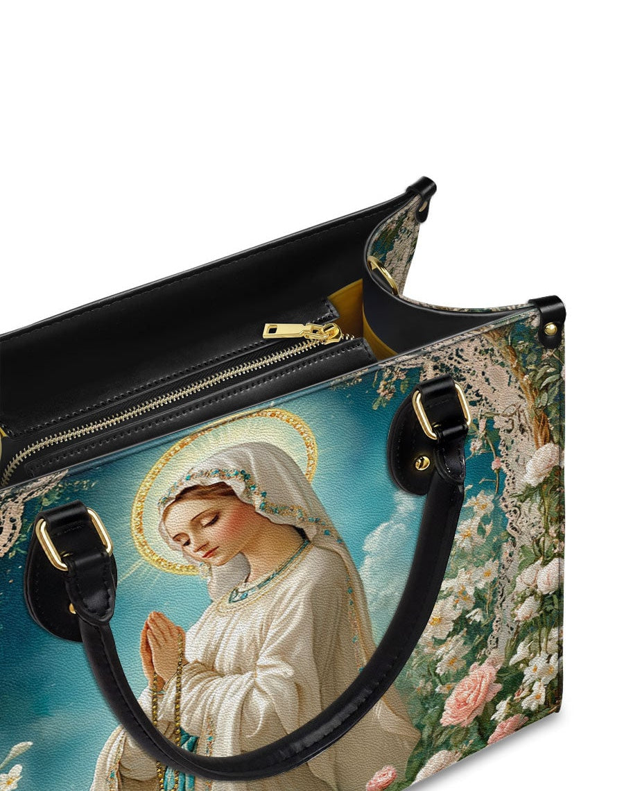 Lady Of Lourdes Leather Bag