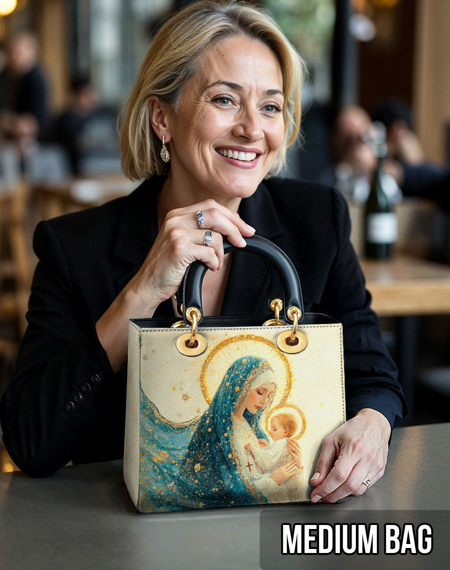 Divine Mother’s Embrace Lady Leather Bag