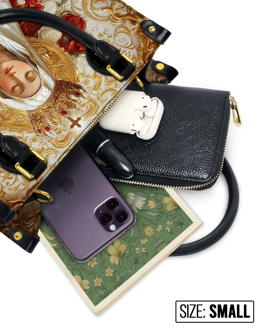 Lady of Fatima Elegance Leather Bag