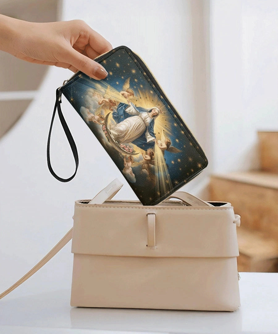 The Queen of Heaven - Leather Wallet Purse