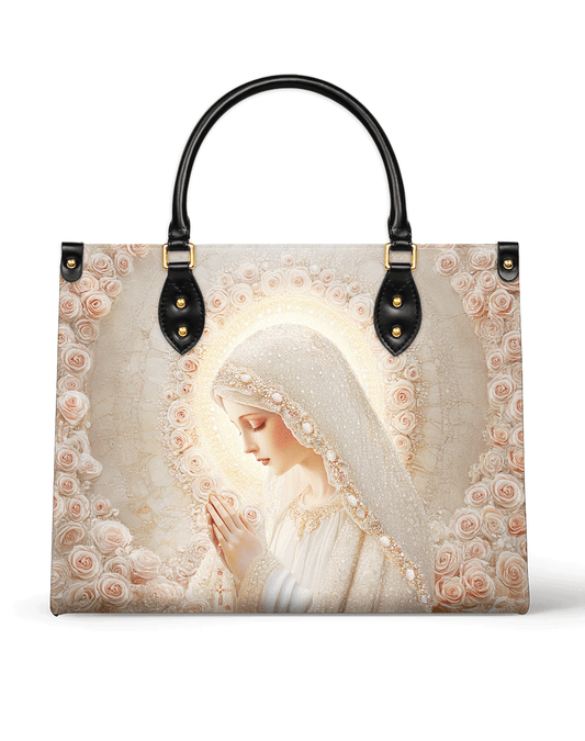 Rose Halo Devotion Leather Bag