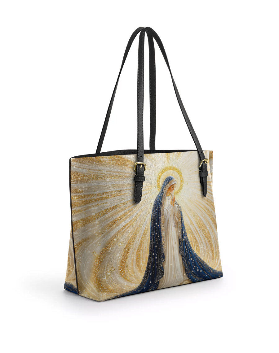 Our Lady’s Eternal Glow Leather Tote Bag