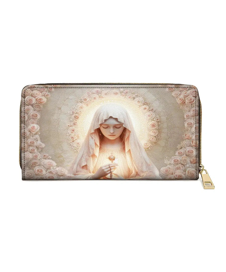 Eucharistic Grace  - Leather Wallet Purse