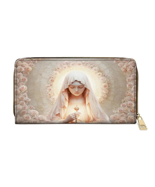 Eucharistic Grace  - Leather Wallet Purse