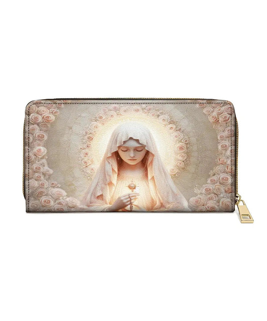 Eucharistic Grace  - Leather Wallet Purse