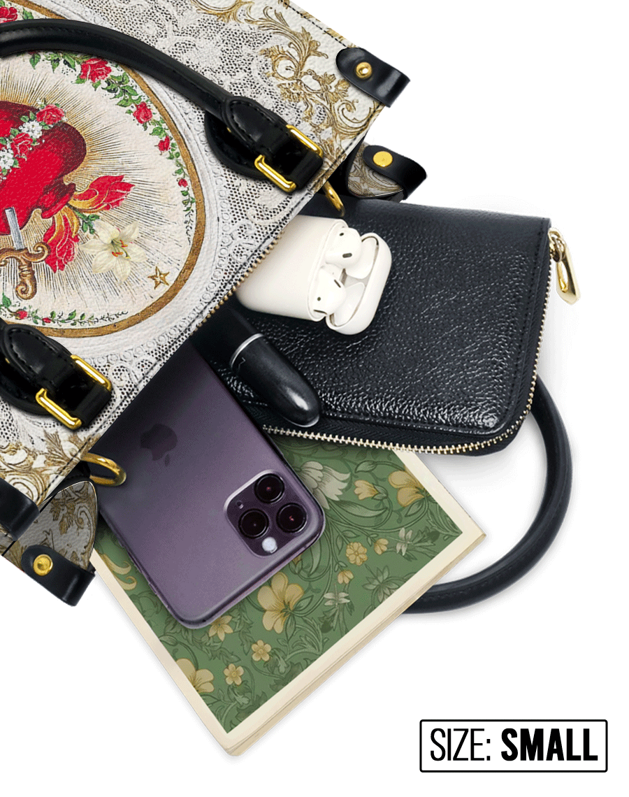 Immaculate Heart of Mary Elegance Leather Bag