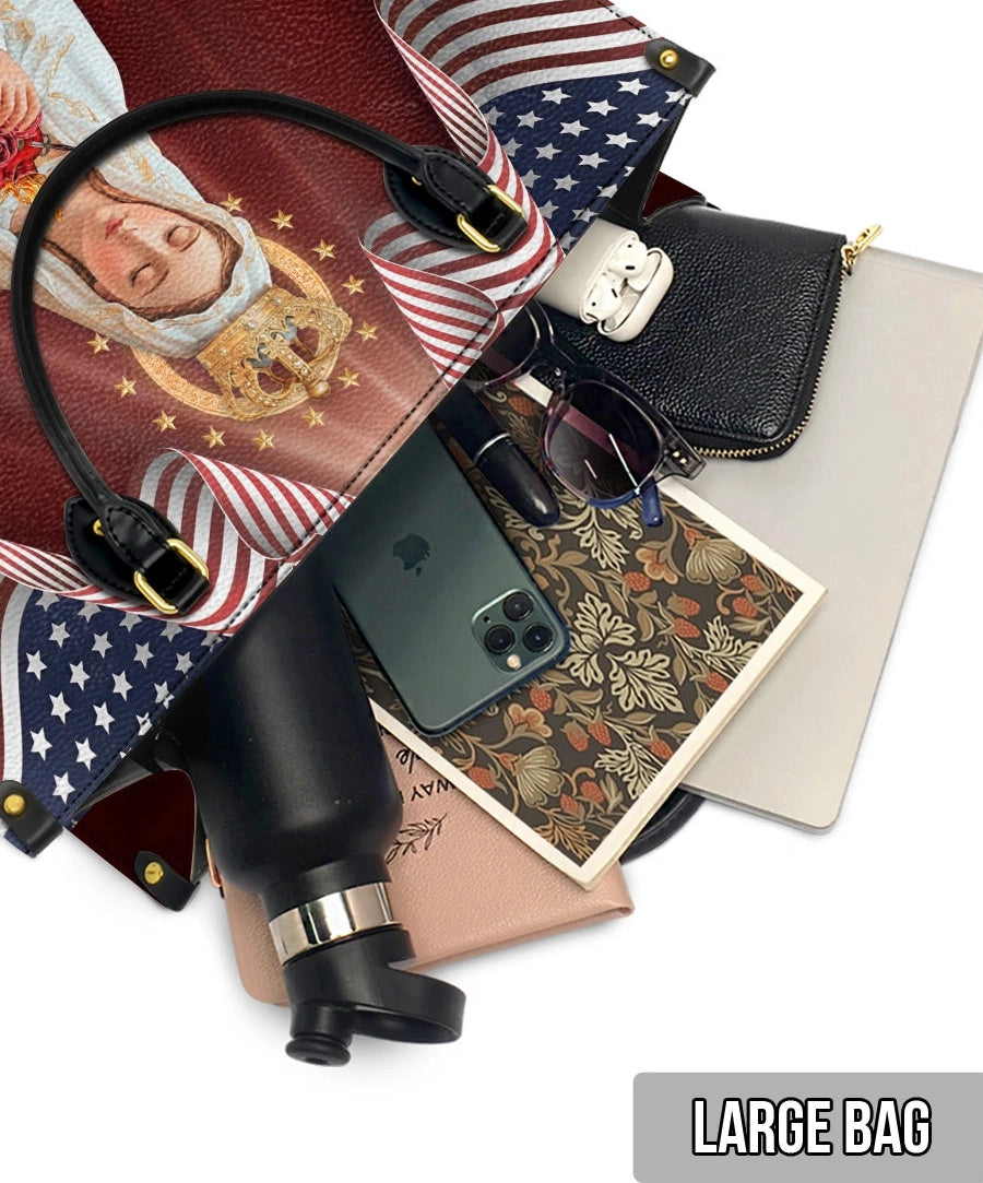 Our Lady Of America Leather Bag