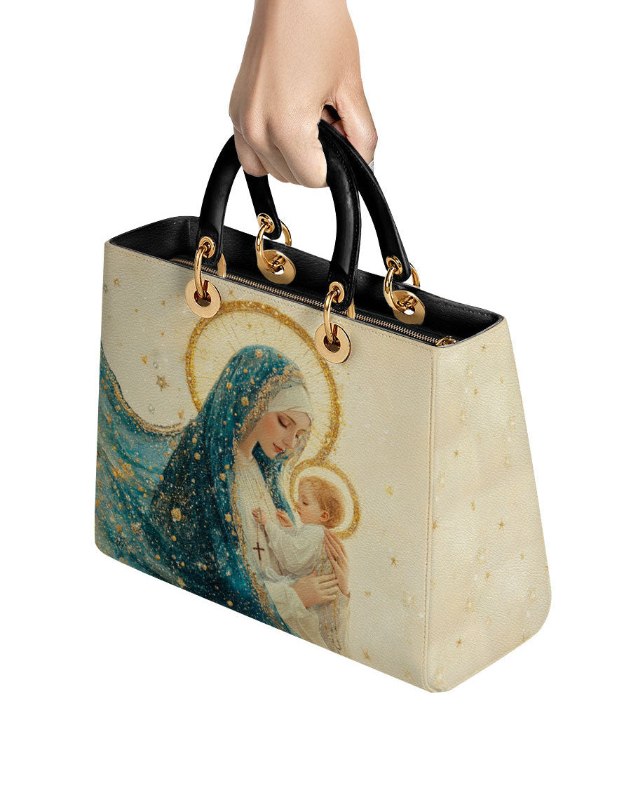 Divine Mother’s Embrace Lady Leather Bag