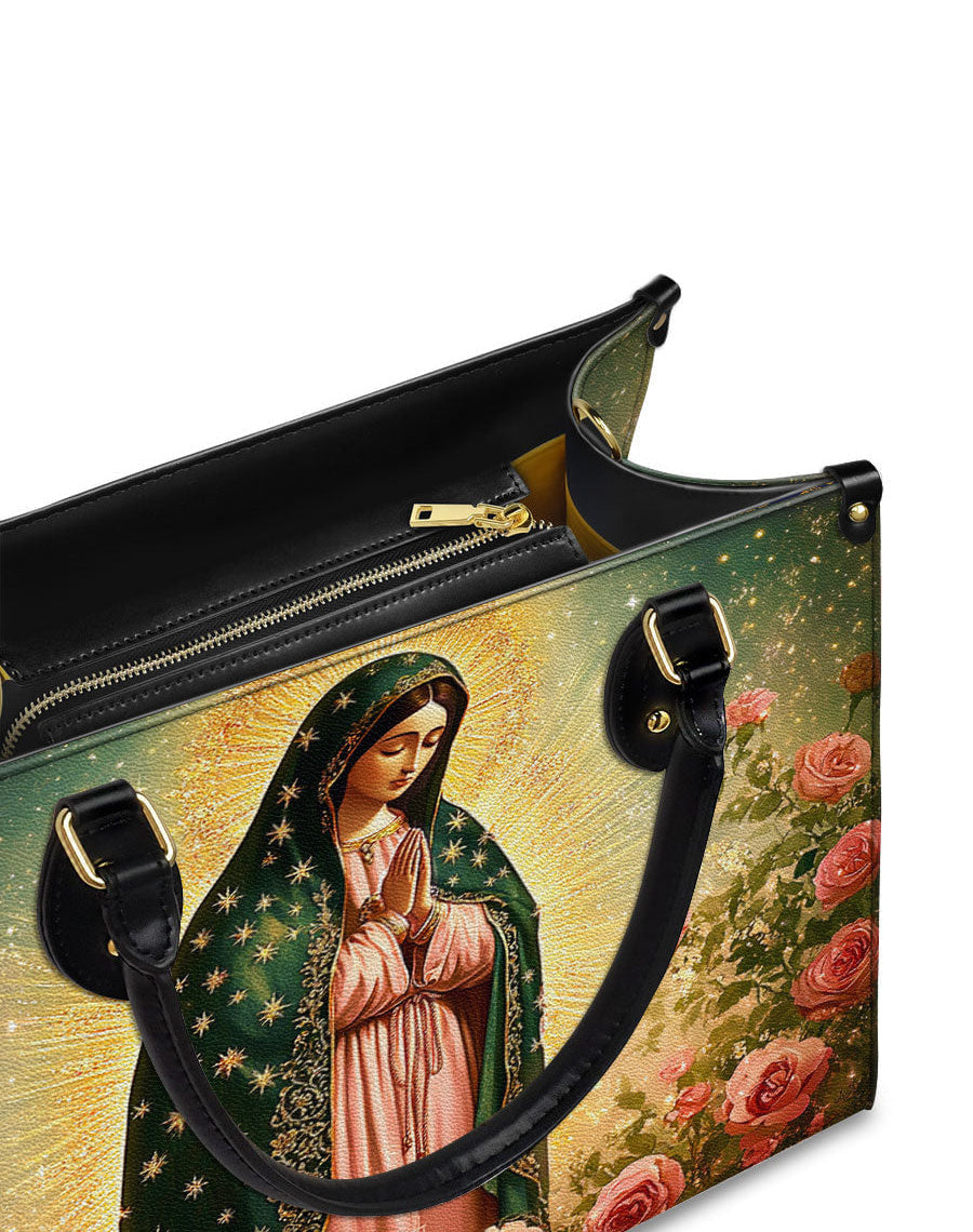 Roses of Guadalupe Leather Bag