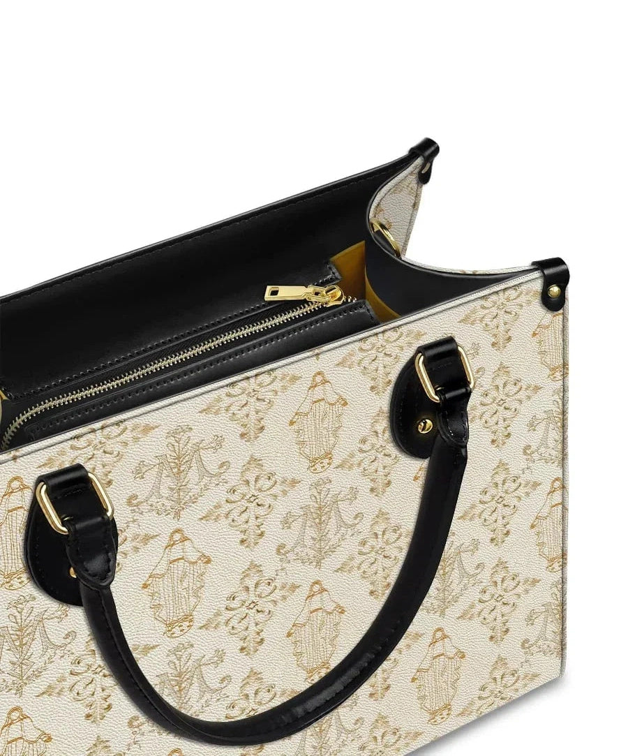 The Ave Maria Pattern Leather Bag