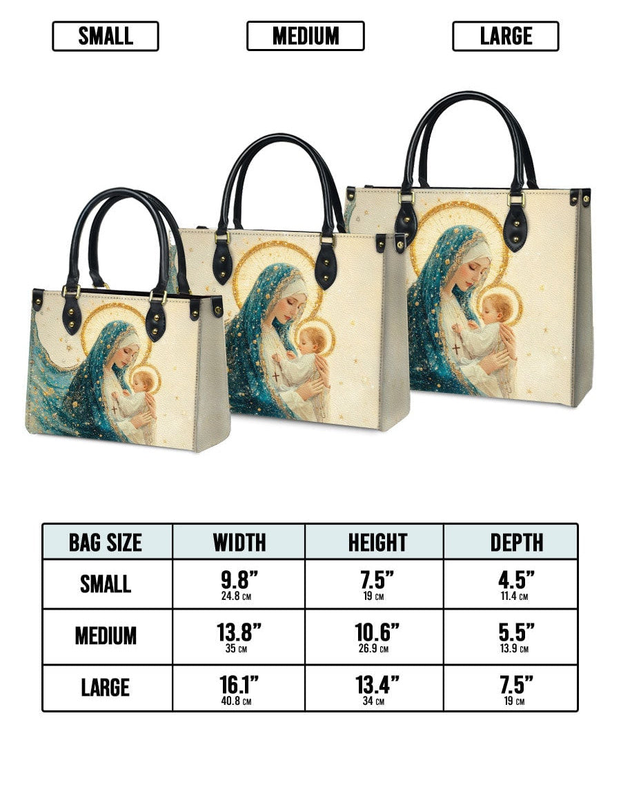 Divine Mother’s Embrace Leather Bag