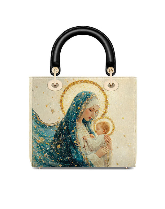Divine Mother’s Embrace Lady Leather Bag