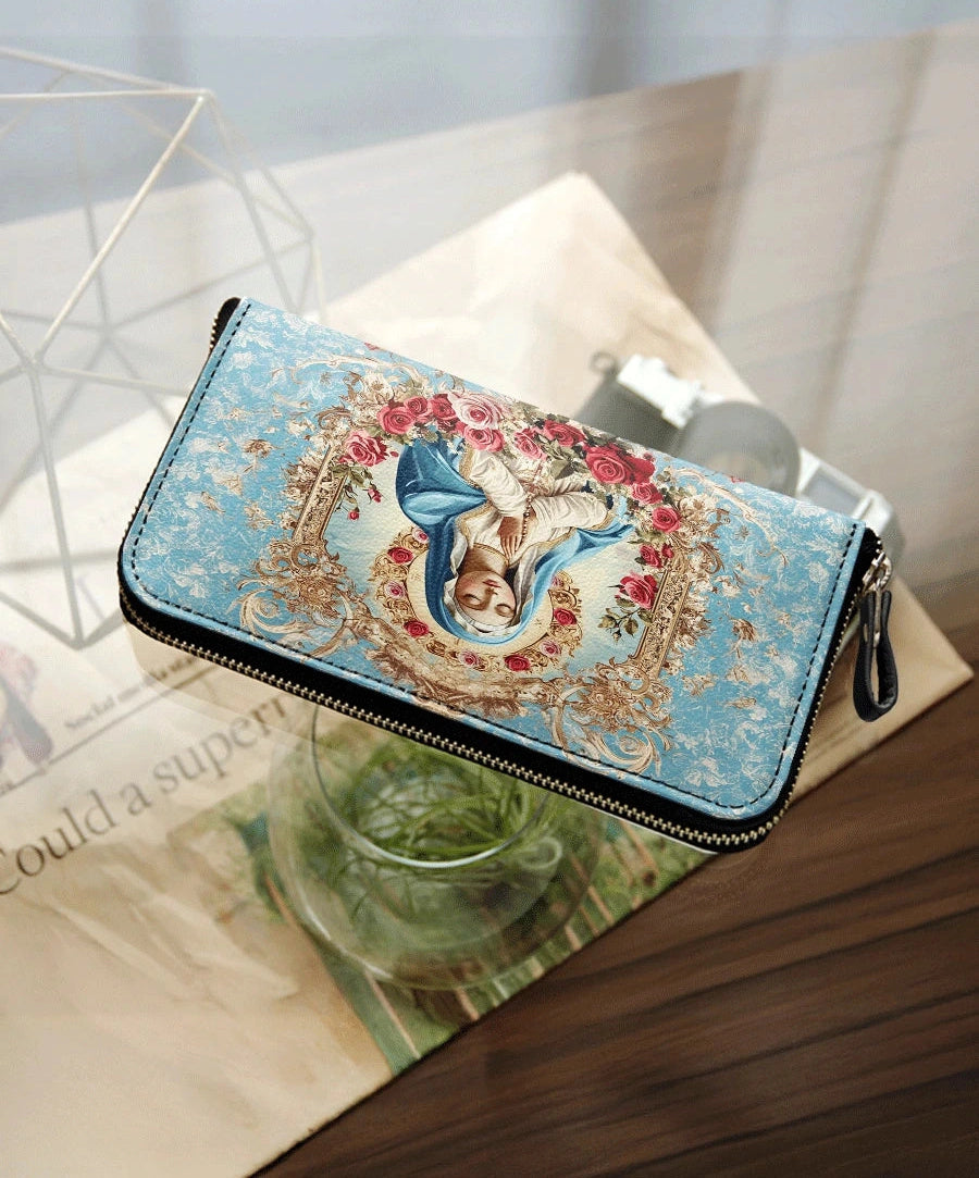 Our Lady of Grace - Leather Wallet Purse