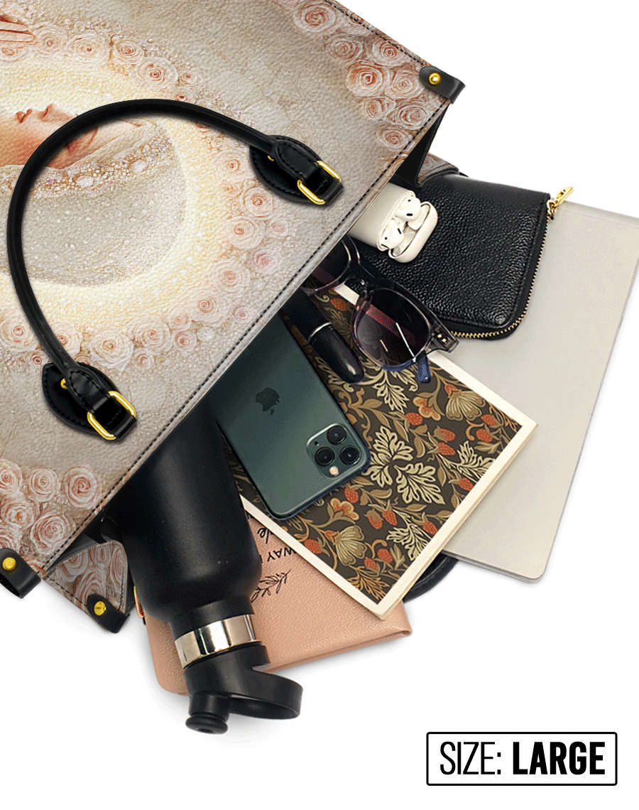 Rose Halo Devotion Leather Bag