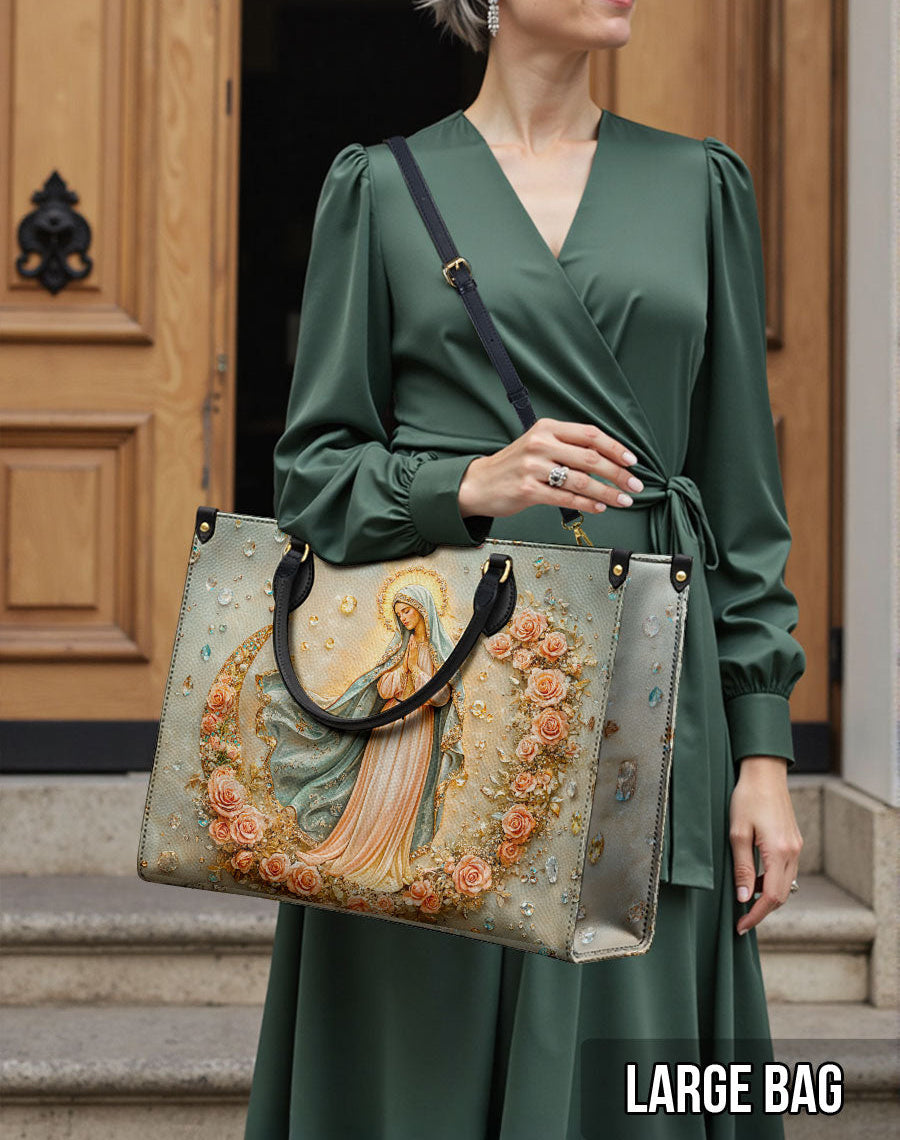 The Crescent of Serenity Leather Bag