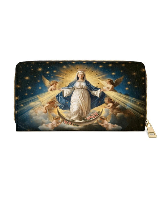 The Queen of Heaven - Leather Wallet Purse