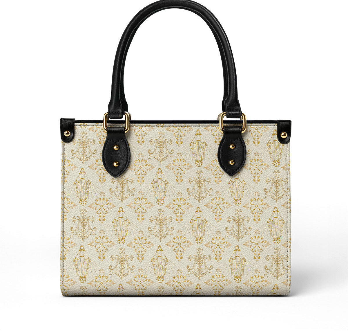 The Ave Maria Pattern Leather Bag
