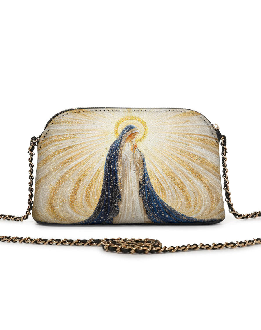 Our Lady’s Eternal Glow Leather Crossbody Bag