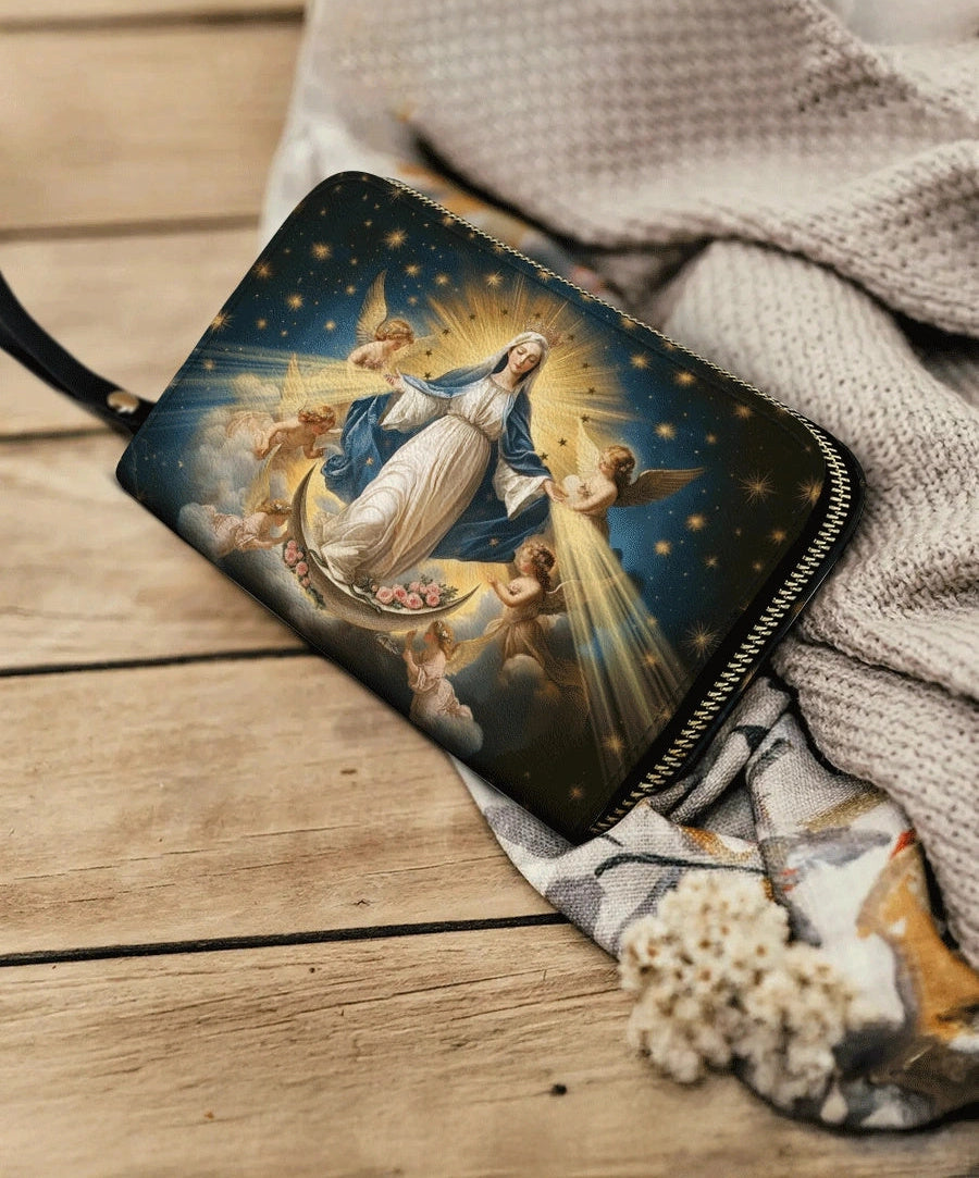 The Queen of Heaven - Leather Wallet Purse