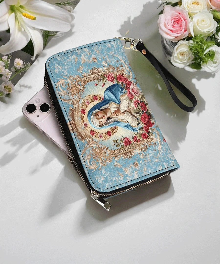 Our Lady of Grace - Leather Wallet Purse