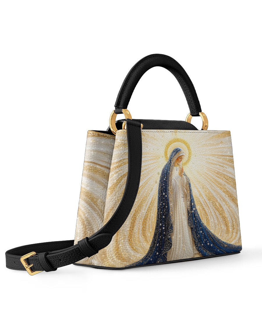 Our Lady’s Eternal Glow Leather Satchel Bag