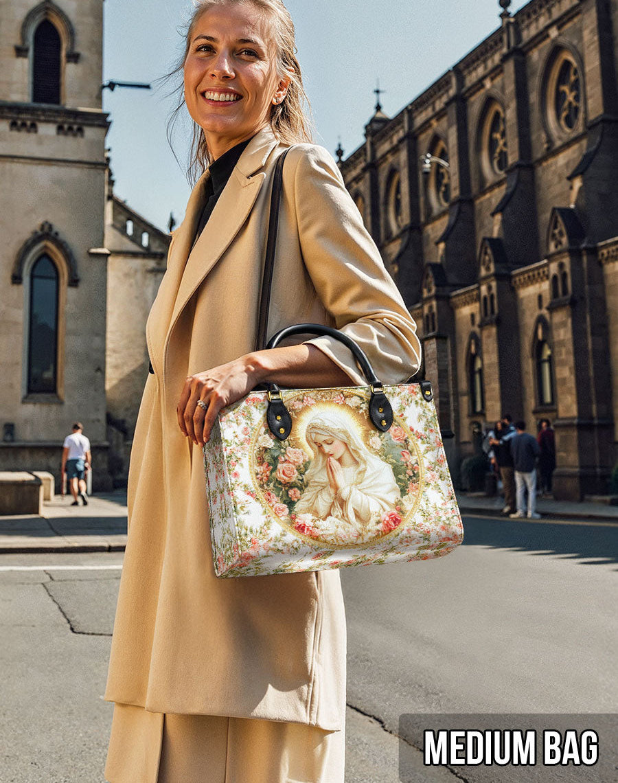 Virgin Mary's Grace Leather Bag
