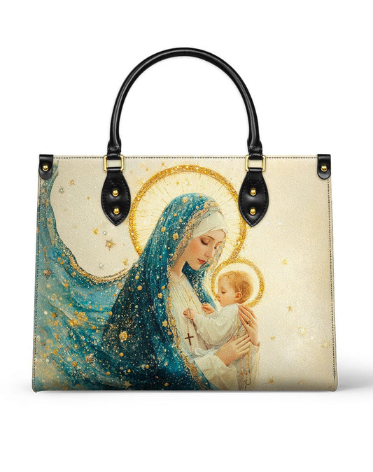 Divine Mother’s Embrace Leather Bag