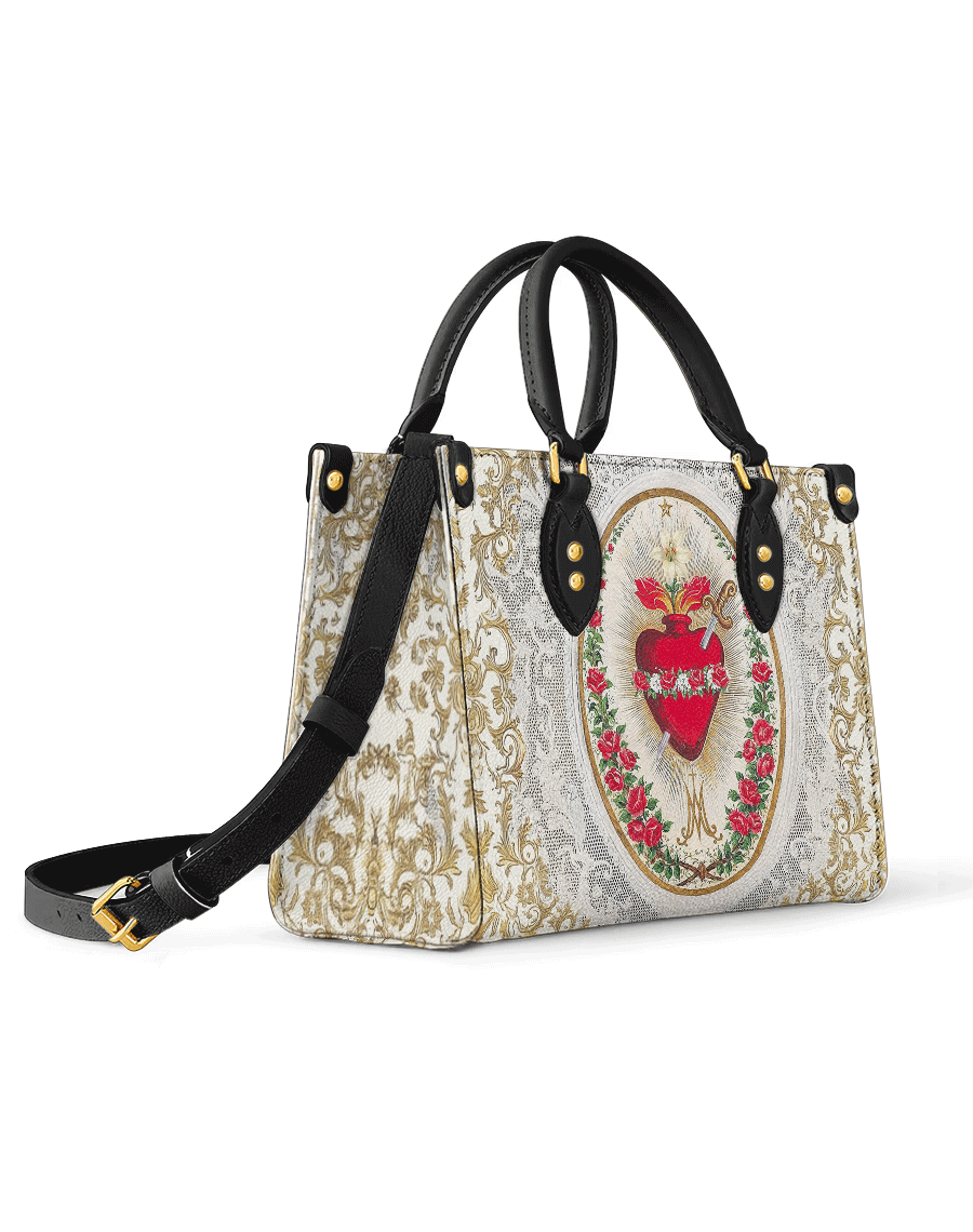 Immaculate Heart of Mary Elegance Leather Bag
