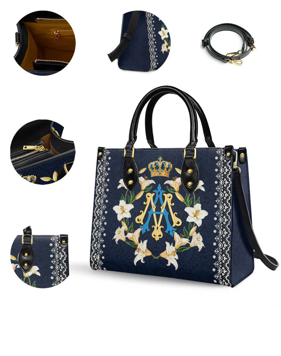 Crown Of Grace Leather Bag