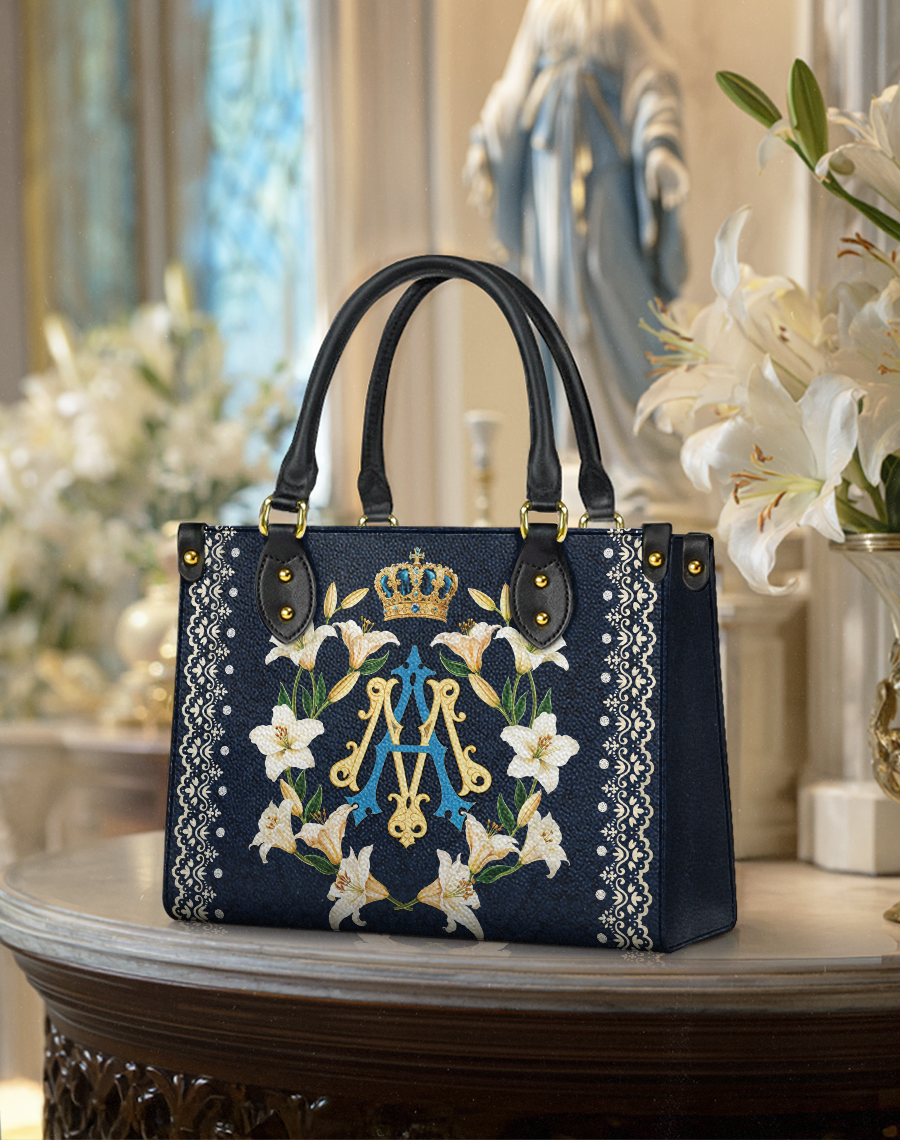 Crown Of Grace Leather Bag