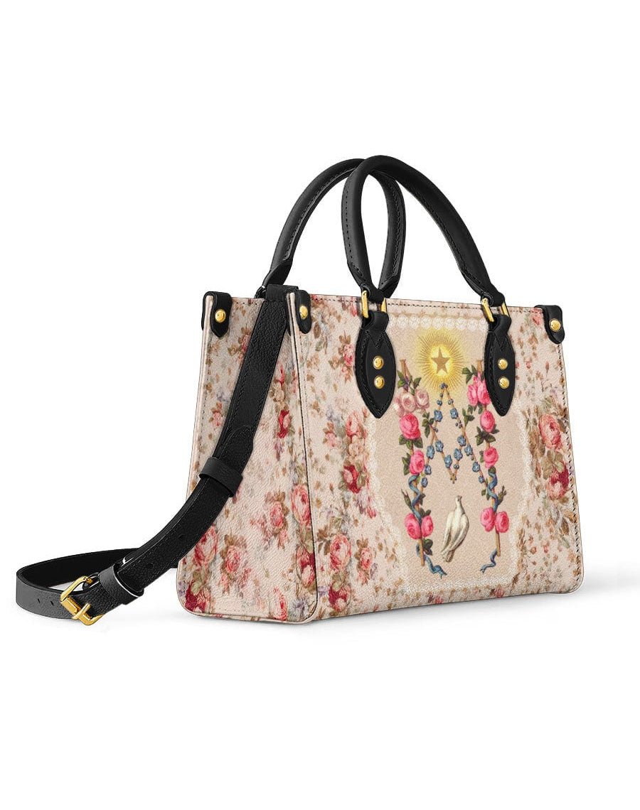 Roses of the Rosary Leather Bag