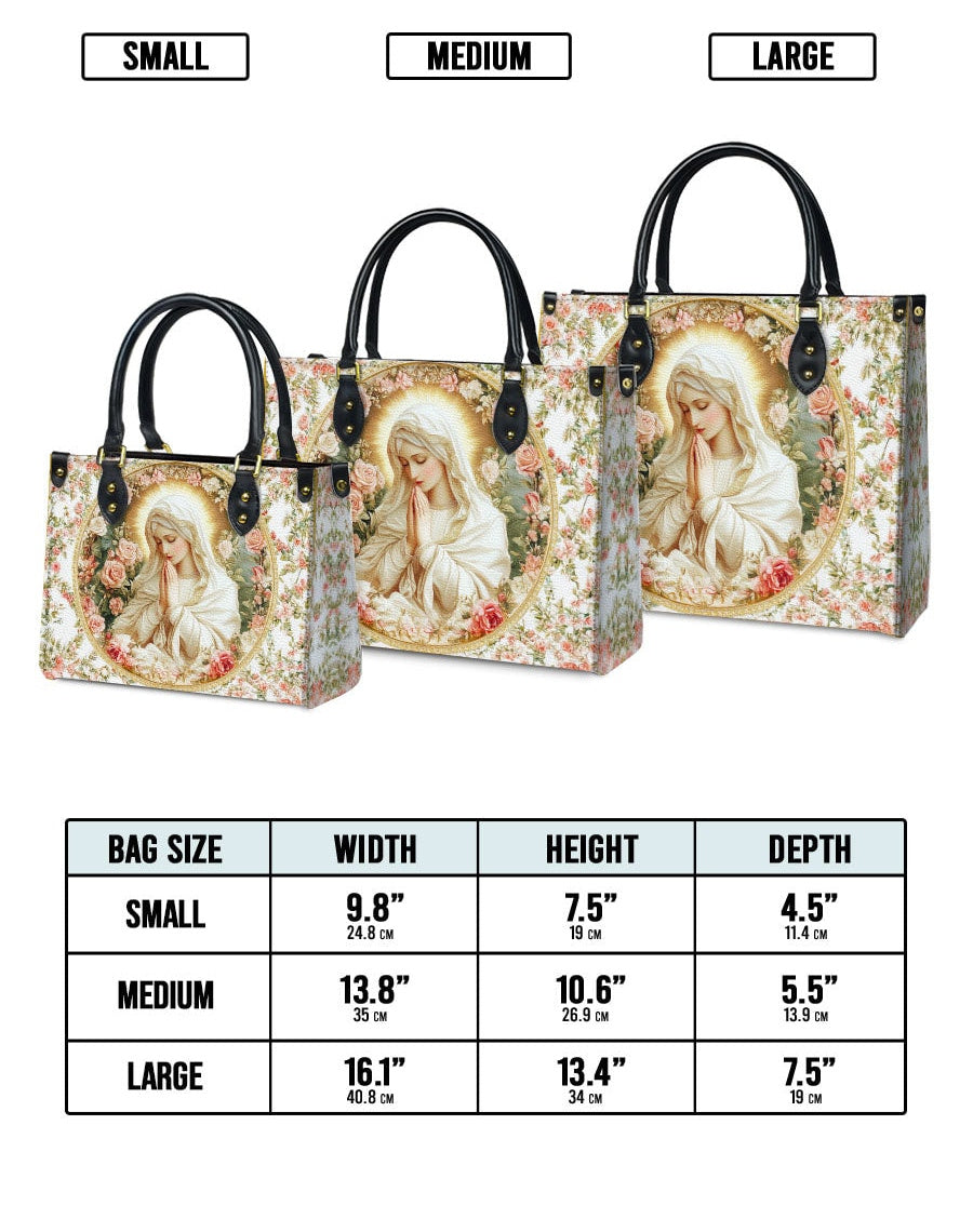 Virgin Mary's Grace Leather Bag