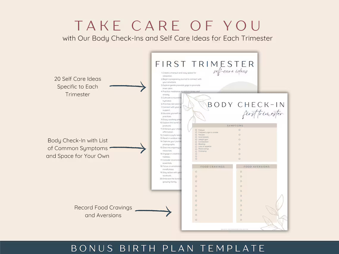 Pregnancy Checklist Bundle